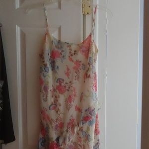 spaghetti strap tiered. dress